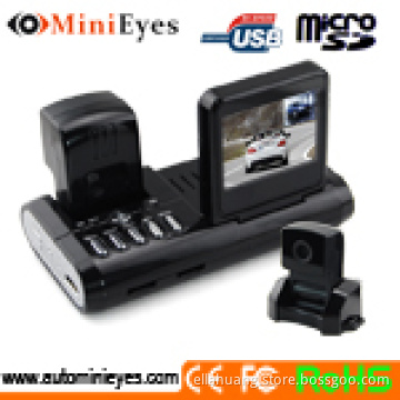 Newest 720p HD night vision separate dual lens car black box